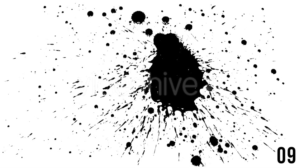 Ink Drop Big Pack 02 (12 Unique Inks) Videohive 19857043 Motion Graphics Image 10