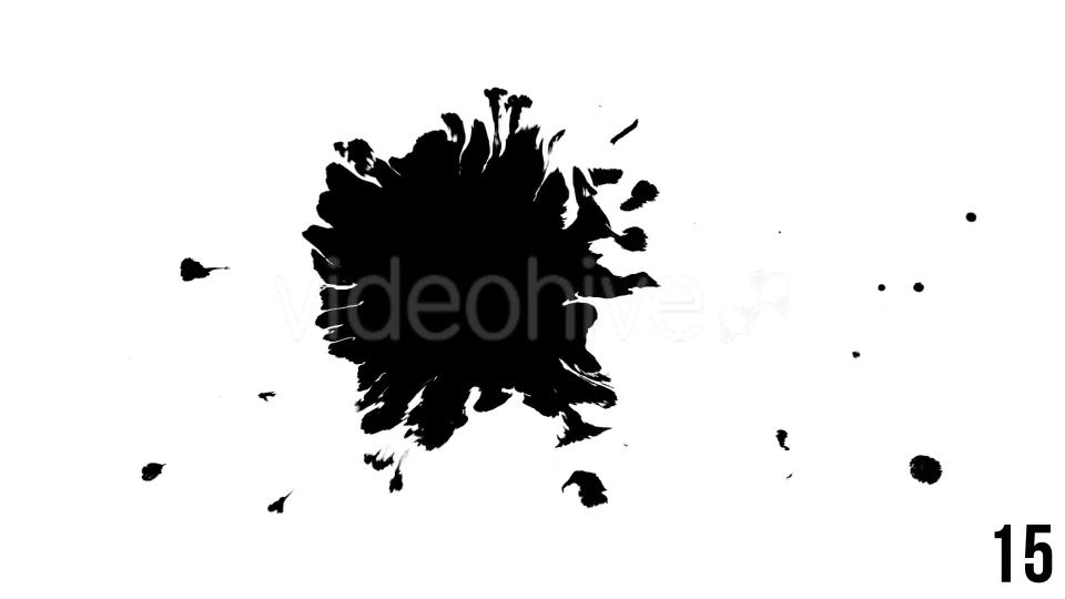 Ink Drop Big Pack 03 (26 Unique Inks) Videohive 19857117 Motion Graphics Image 8