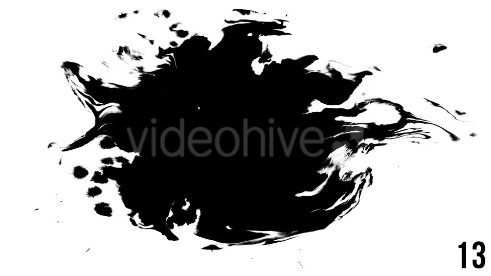 Ink Drop Big Pack 04 (16 Unique Inks) Videohive 19857297 Motion Graphics Image 11
