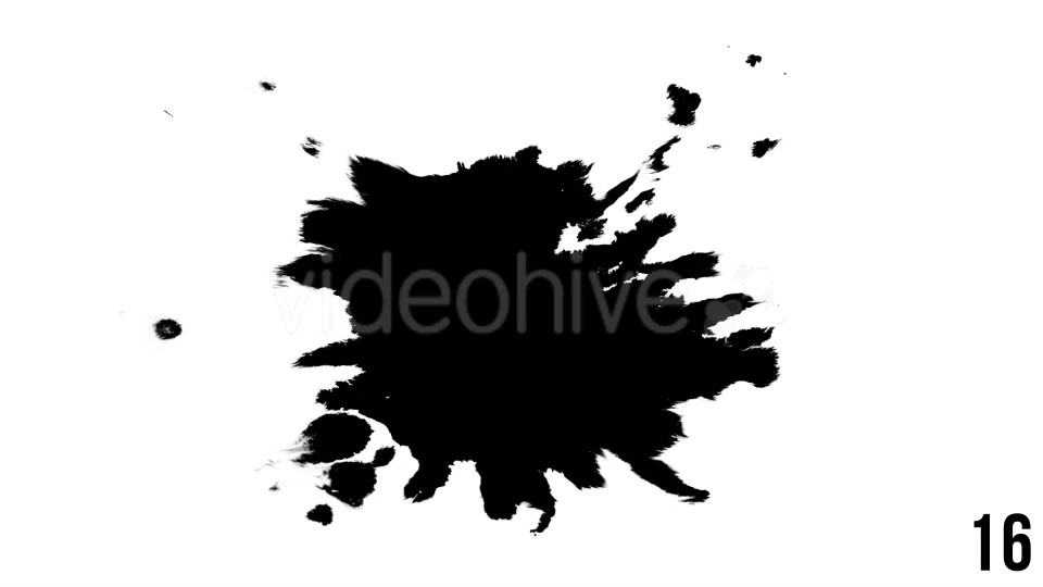 Ink Drop Big Pack 04 (16 Unique Inks) Videohive 19857297 Motion Graphics Image 13