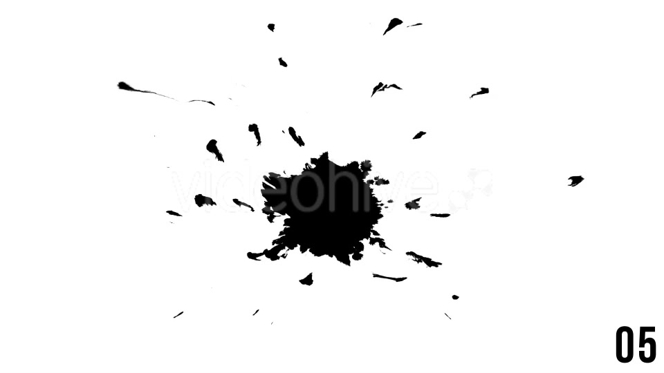 Ink Drop Big Pack 04 (16 Unique Inks) Videohive 19857297 Motion Graphics Image 5