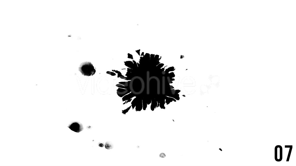 Ink Drop Big Pack 04 (16 Unique Inks) Videohive 19857297 Motion Graphics Image 6