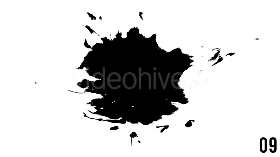 Ink Drop Big Pack 04 (16 Unique Inks) Videohive 19857297 Motion Graphics Image 8