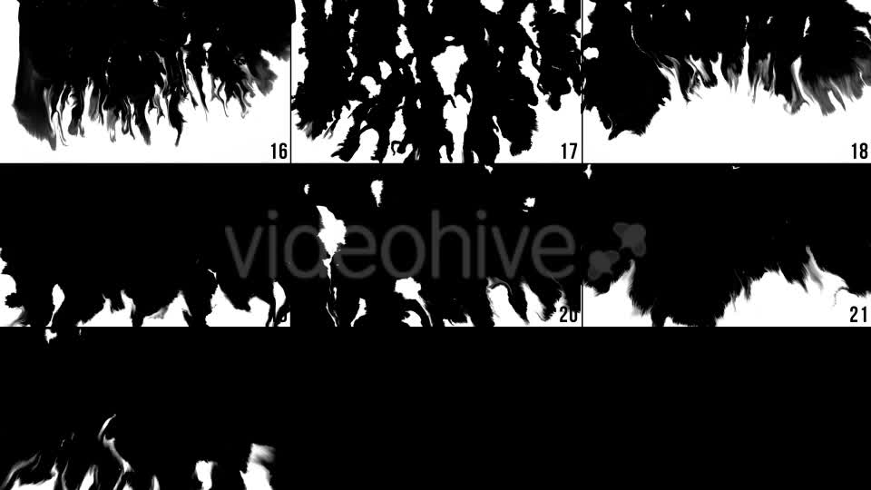 Ink Drop Big Pack 06 (22 Unique Inks) Videohive 19857807 Motion Graphics Image 2