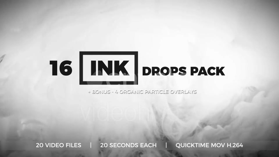 Ink Drops Pack Videohive 23382676 Motion Graphics Image 10