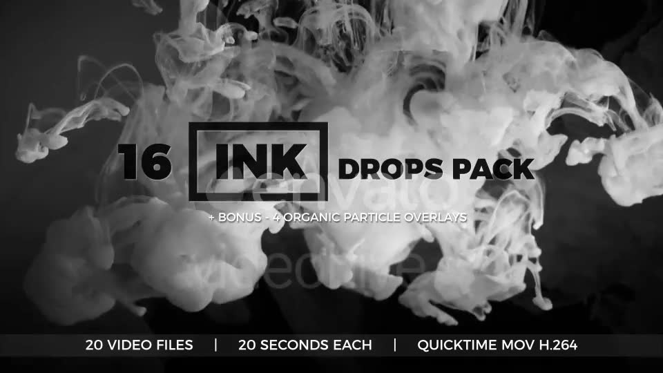 Ink Drops Pack Videohive 23382676 Motion Graphics Image 2