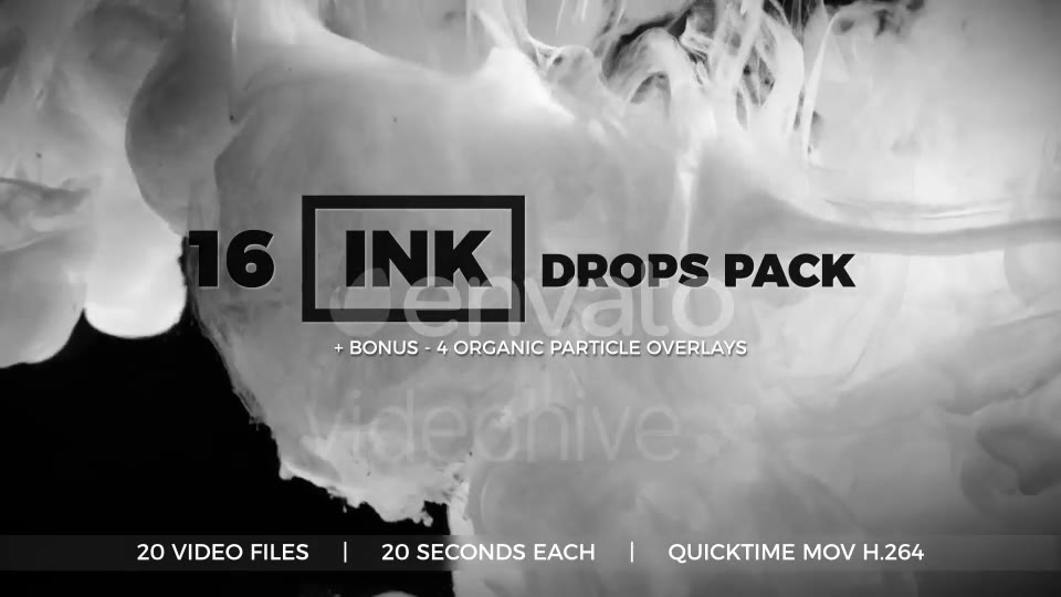 Ink Drops Pack Videohive 23382676 Motion Graphics Image 3