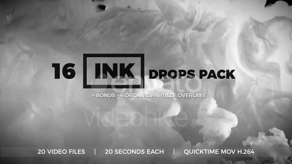 Ink Drops Pack Videohive 23382676 Motion Graphics Image 4
