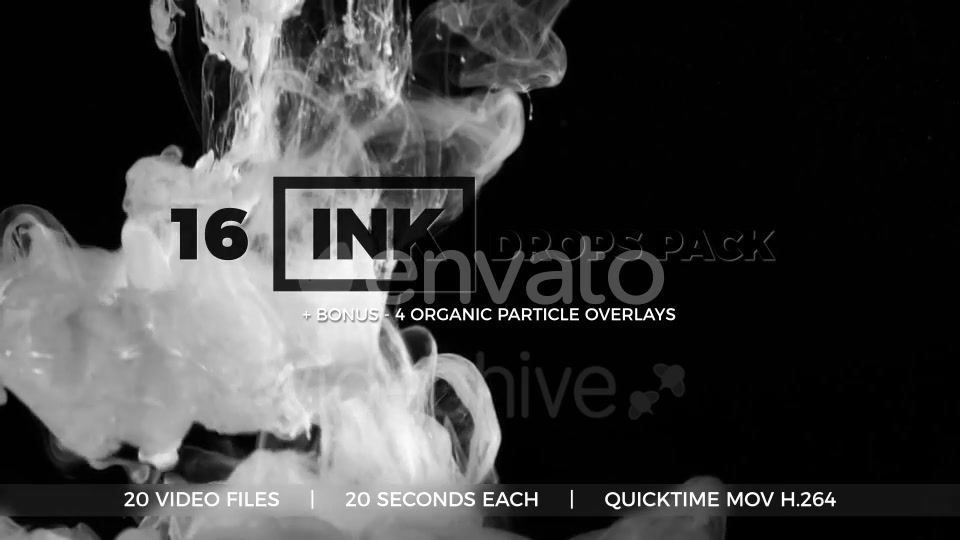 Ink Drops Pack Videohive 23382676 Motion Graphics Image 6