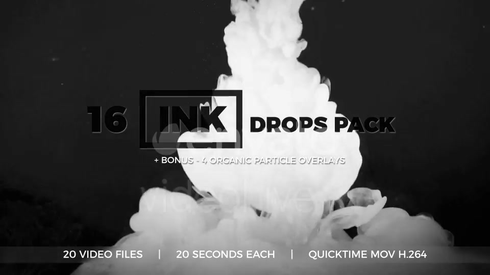 Ink Drops Pack Videohive 23382676 Motion Graphics Image 7