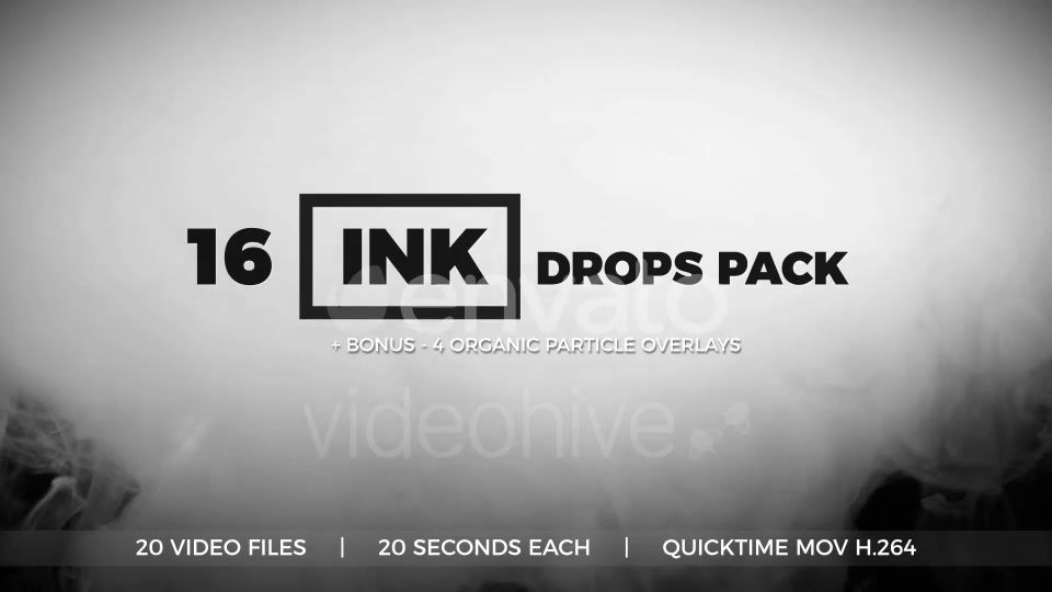 Ink Drops Pack Videohive 23382676 Motion Graphics Image 8
