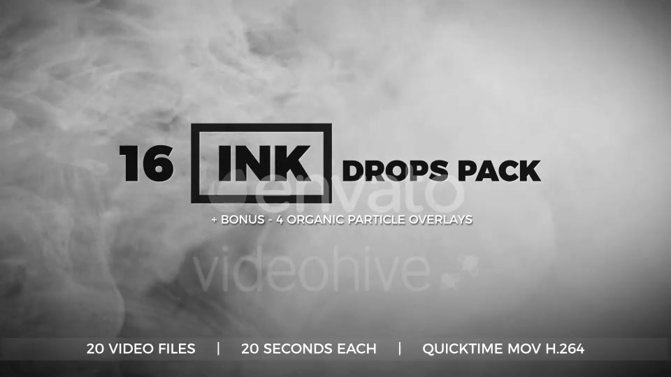 Ink Drops Pack Videohive 23382676 Motion Graphics Image 9
