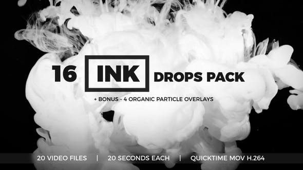 Ink Drops Pack - Videohive Download 23382676