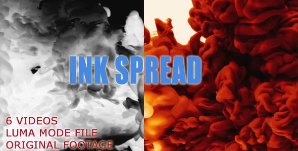 Ink Paint Splatter in Underwater Transition Pack - Videohive Download 10292389