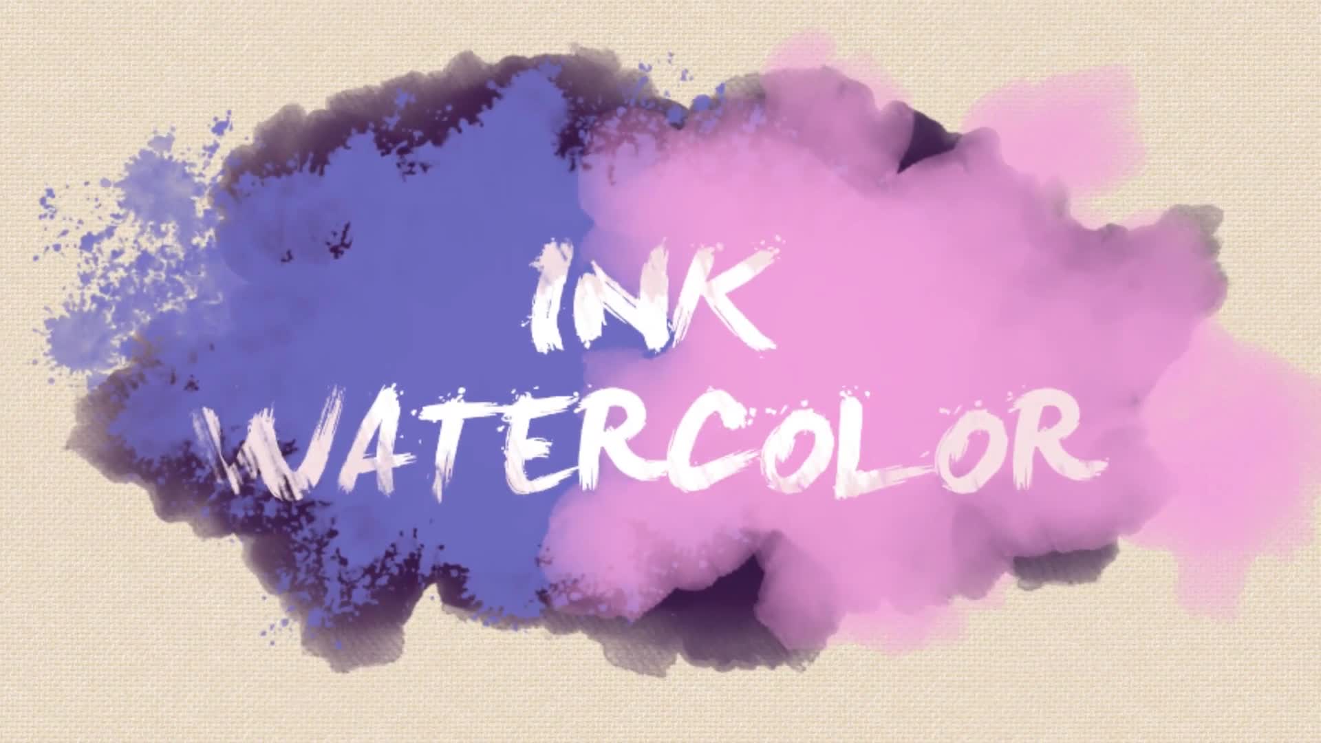 Ink Watercolor Videohive 22468394 Motion Graphics Image 1