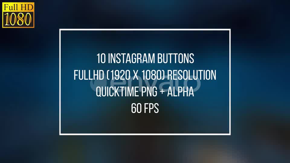 Instagram Buttons FullHD Videohive 24139436 Motion Graphics Image 1