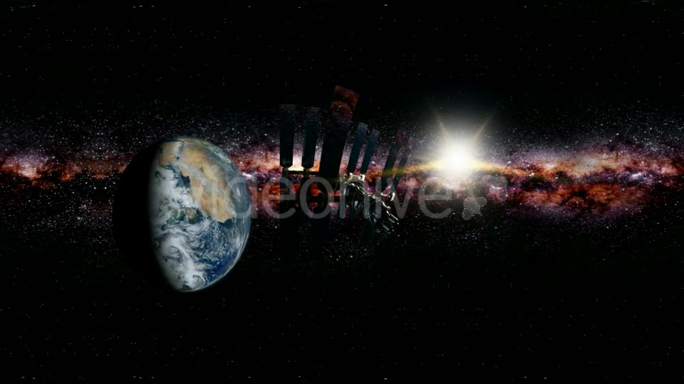 International Space Station Orbiting Earth in Virtual Reality 360 Degree Videohive 19142896 Motion Graphics Image 10