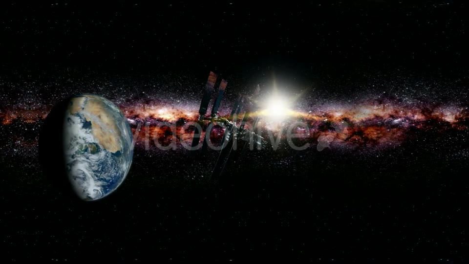 International Space Station Orbiting Earth in Virtual Reality 360 Degree Videohive 19142896 Motion Graphics Image 2
