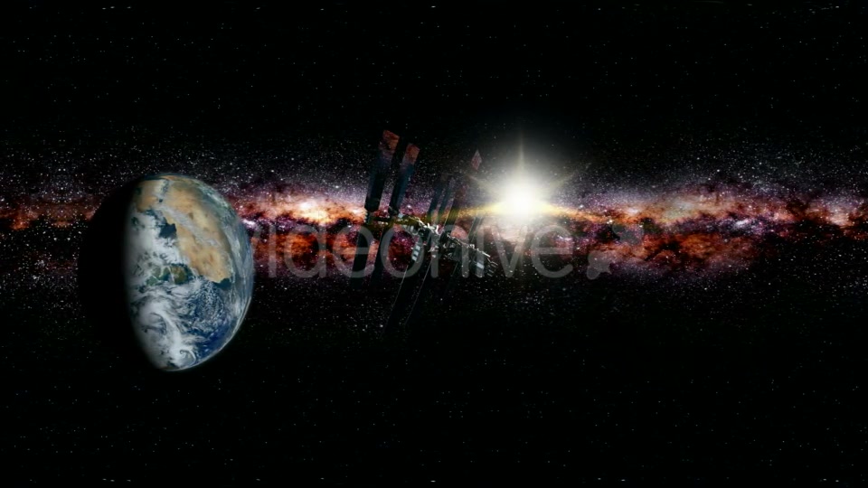 International Space Station Orbiting Earth in Virtual Reality 360 Degree Videohive 19142896 Motion Graphics Image 3