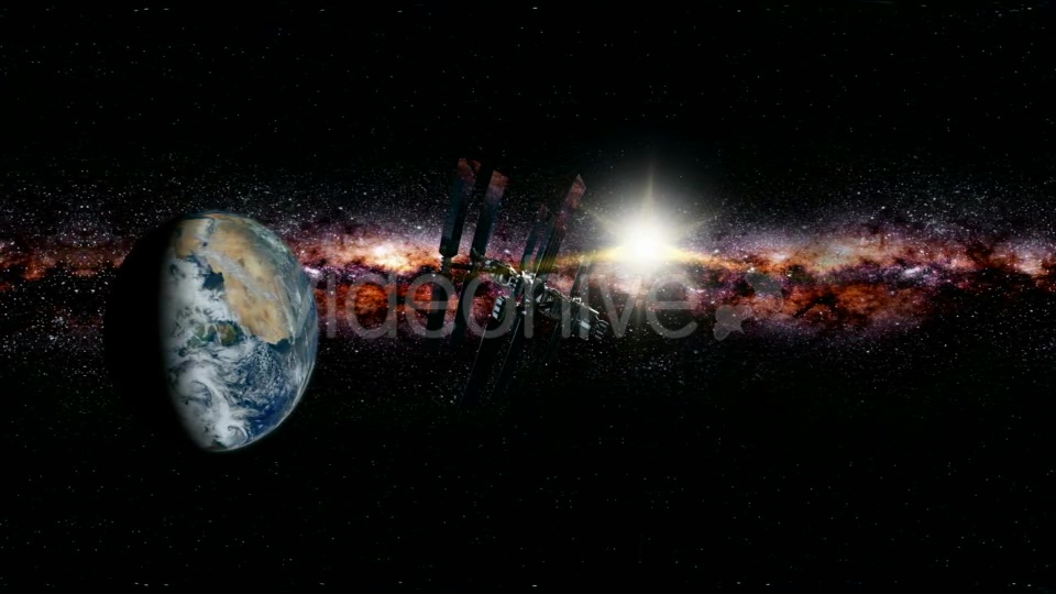 International Space Station Orbiting Earth in Virtual Reality 360 Degree Videohive 19142896 Motion Graphics Image 4
