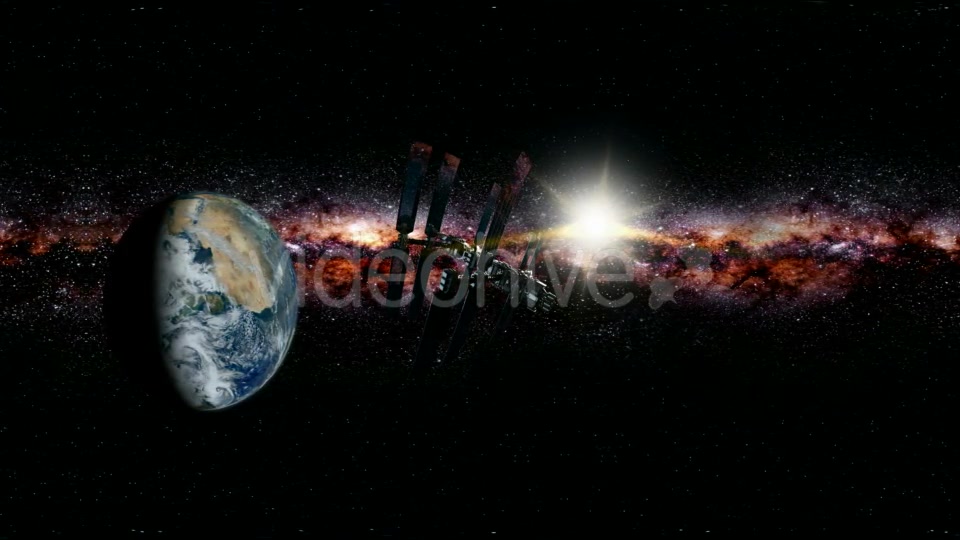 International Space Station Orbiting Earth in Virtual Reality 360 Degree Videohive 19142896 Motion Graphics Image 5
