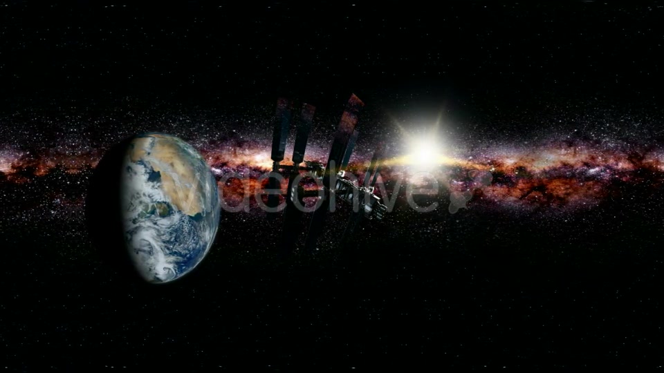 International Space Station Orbiting Earth in Virtual Reality 360 Degree Videohive 19142896 Motion Graphics Image 7