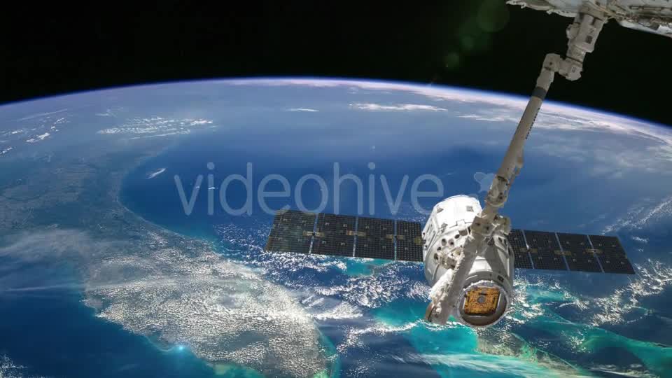 International Space Station Over The Planet Earth Videohive 13030551 Motion Graphics Image 10