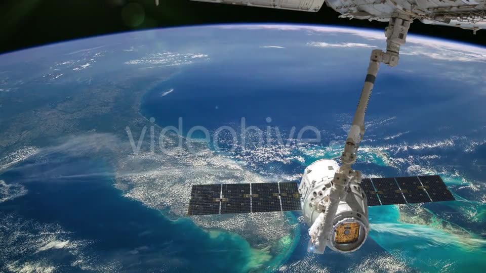 International Space Station Over The Planet Earth Videohive 13030551 Motion Graphics Image 2