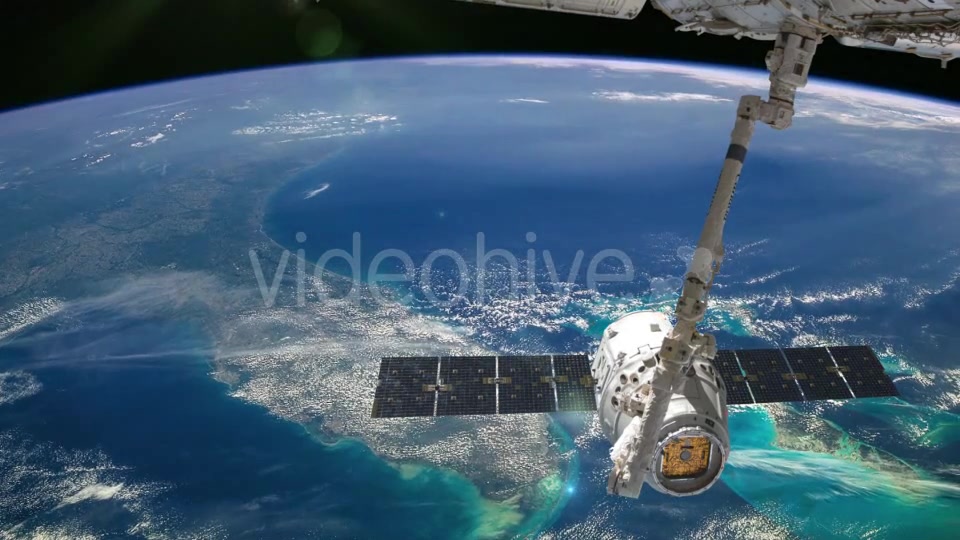 International Space Station Over The Planet Earth Videohive 13030551 Motion Graphics Image 3
