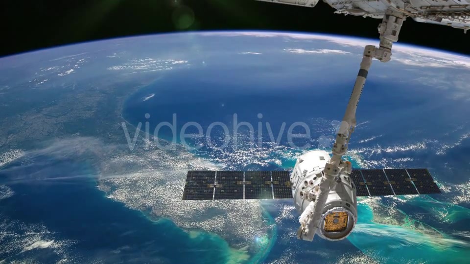 International Space Station Over The Planet Earth Videohive 13030551 Motion Graphics Image 4