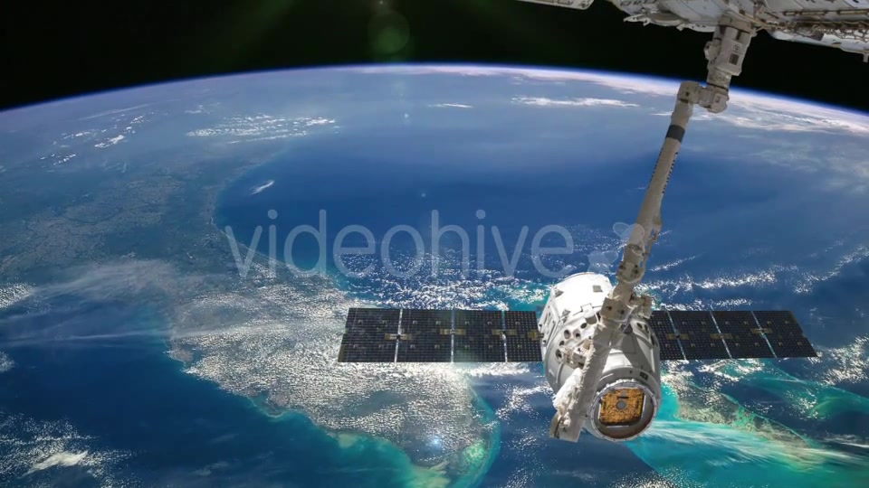 International Space Station Over The Planet Earth Videohive 13030551 Motion Graphics Image 5