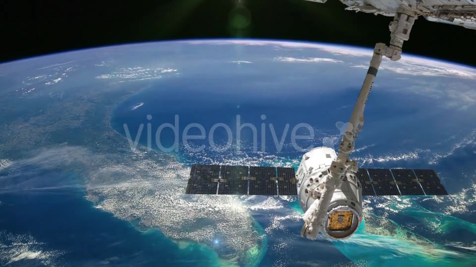International Space Station Over The Planet Earth Videohive 13030551 Motion Graphics Image 6