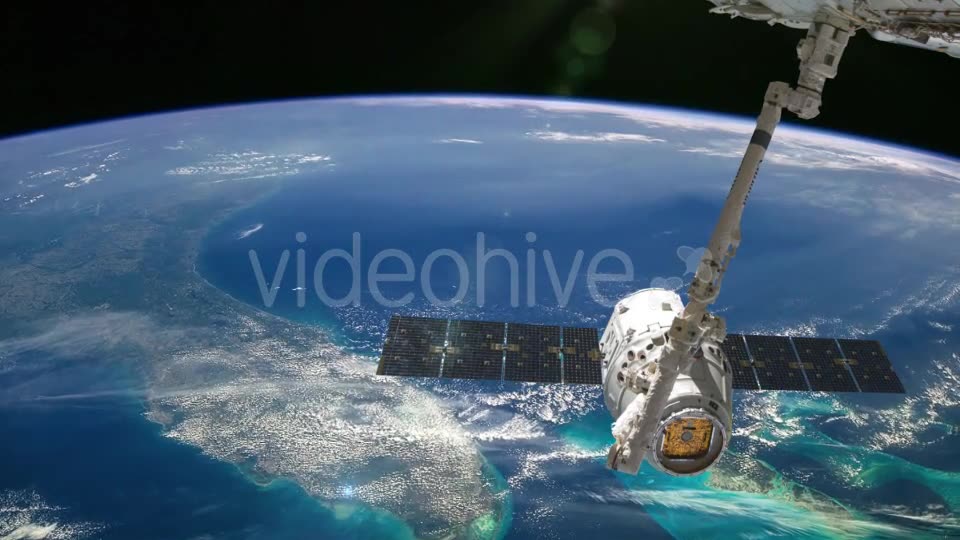 International Space Station Over The Planet Earth Videohive 13030551 Motion Graphics Image 8