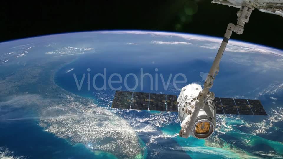 International Space Station Over The Planet Earth Videohive 13030551 Motion Graphics Image 9