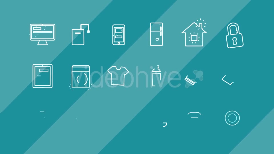 Internet Of Things and Smart Home Icons Videohive 19499894 Motion Graphics Image 11