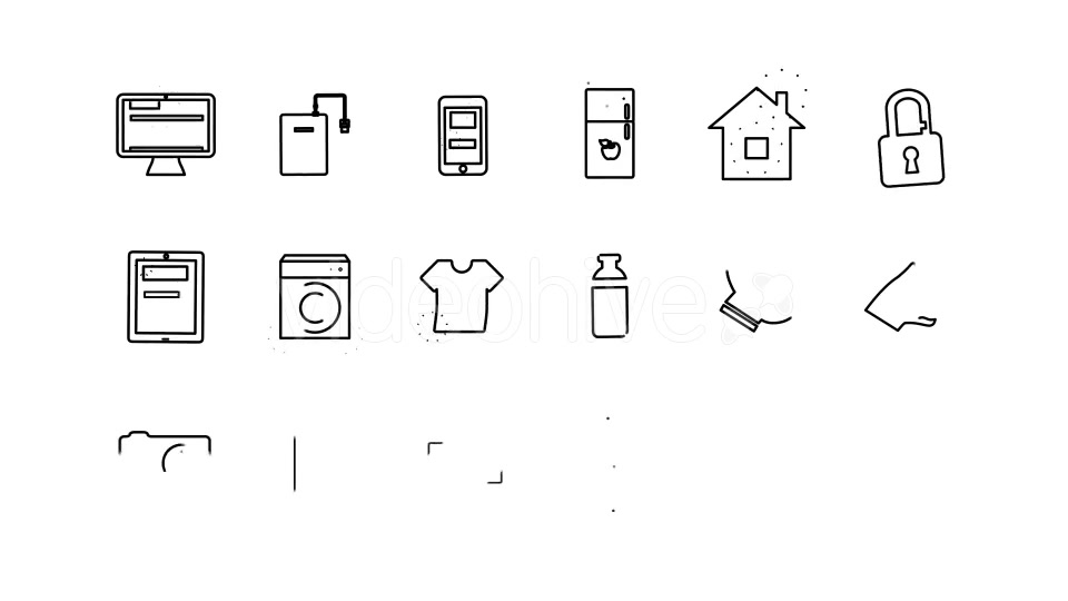 Internet Of Things and Smart Home Icons Videohive 19499894 Motion Graphics Image 7