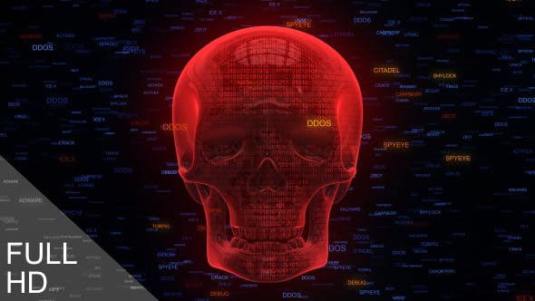 Internet Security Red Skull Malware - Videohive 20795290 Download