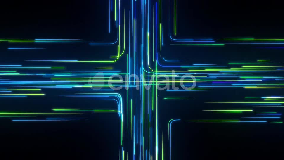 Intersection of Streaming Digital Data Loop Videohive 23683876 Motion Graphics Image 2
