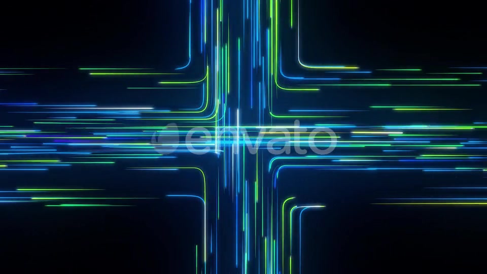 Intersection of Streaming Digital Data Loop Videohive 23683876 Motion Graphics Image 4