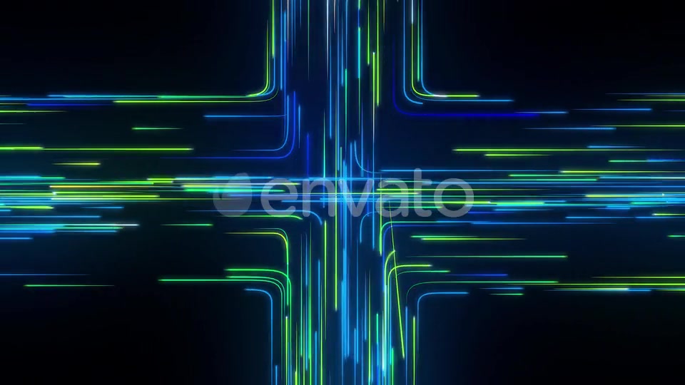 Intersection of Streaming Digital Data Loop Videohive 23683876 Motion Graphics Image 5