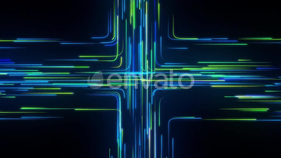 Intersection of Streaming Digital Data Loop Videohive 23683876 Motion Graphics Image 6
