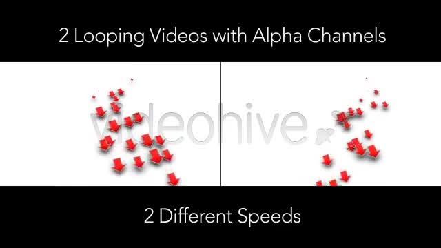 Into the Red Investment Losses Arrows With Alpha Videohive 4093312 Motion Graphics Image 1