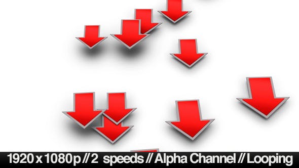 Into the Red Investment Losses Arrows With Alpha - Download Videohive 4093312