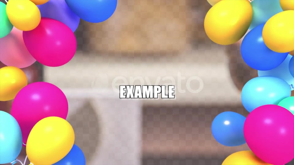 Isolated Balloons Frame Videohive 23853759 Motion Graphics Image 5