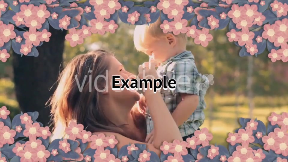 Isolated Blooming Flower Frame Videohive 19616939 Motion Graphics Image 4