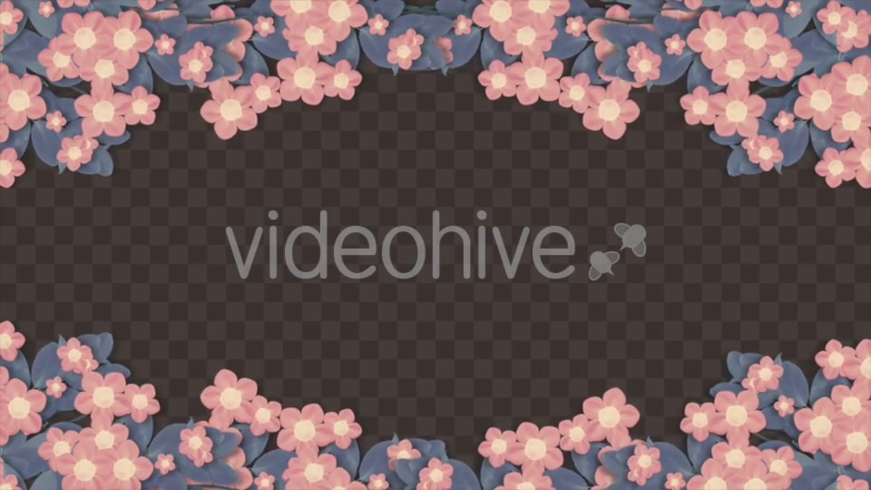 Isolated Blooming Flower Frame Videohive 19616939 Motion Graphics Image 7