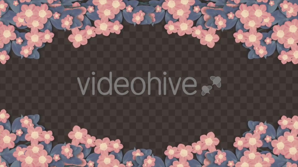 Isolated Blooming Flower Frame Videohive 19616939 Motion Graphics Image 8