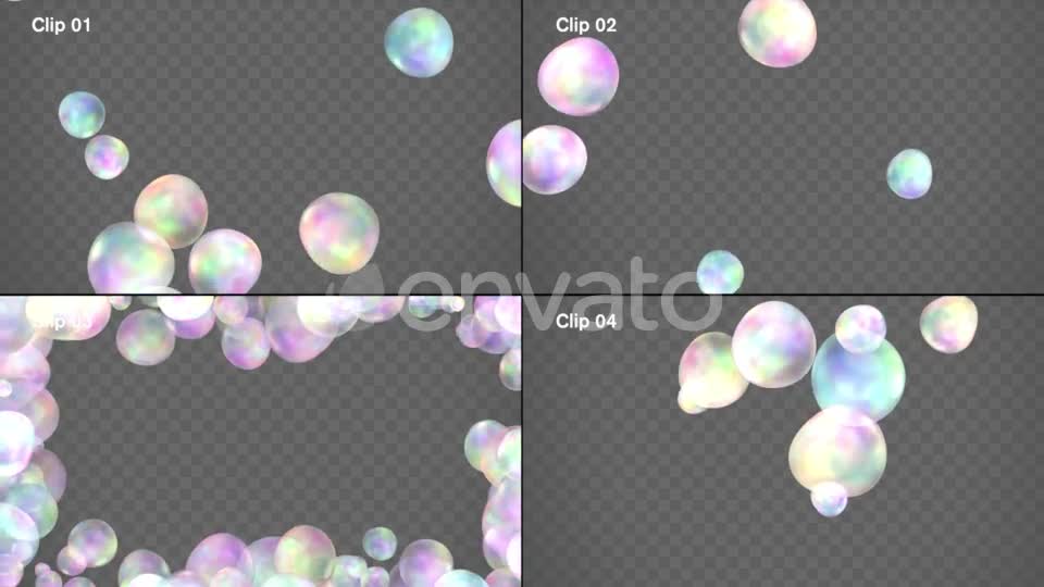 Isolated Bubbles Overlays Pack Videohive 23346507 Motion Graphics Image 1