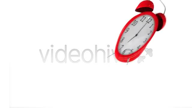 Isolated Cartoon Alarm Clock Bouncing Around Videohive 4612482 Motion Graphics Image 1