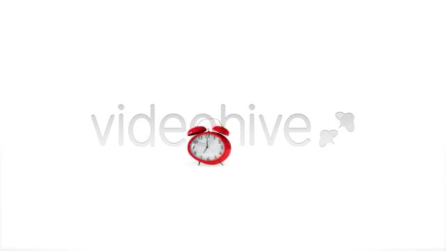 Isolated Cartoon Alarm Clock Bouncing Around Videohive 4612482 Motion Graphics Image 2